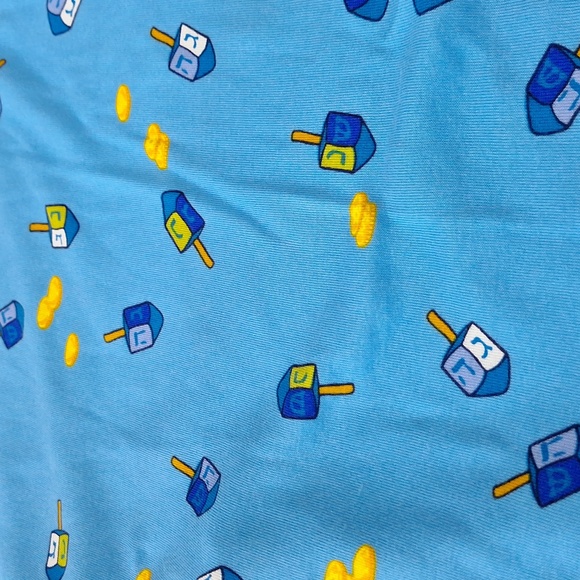 NEW! Men's Big & Tall Hanukkah Matching Family Pajama Set, Blue - Wondershop - Picture 8 of 11